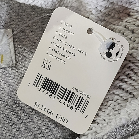 Free People Aja Pullover Hoodie Midi Sweater Dress in Heather Grey XS - Picture 9 of 10